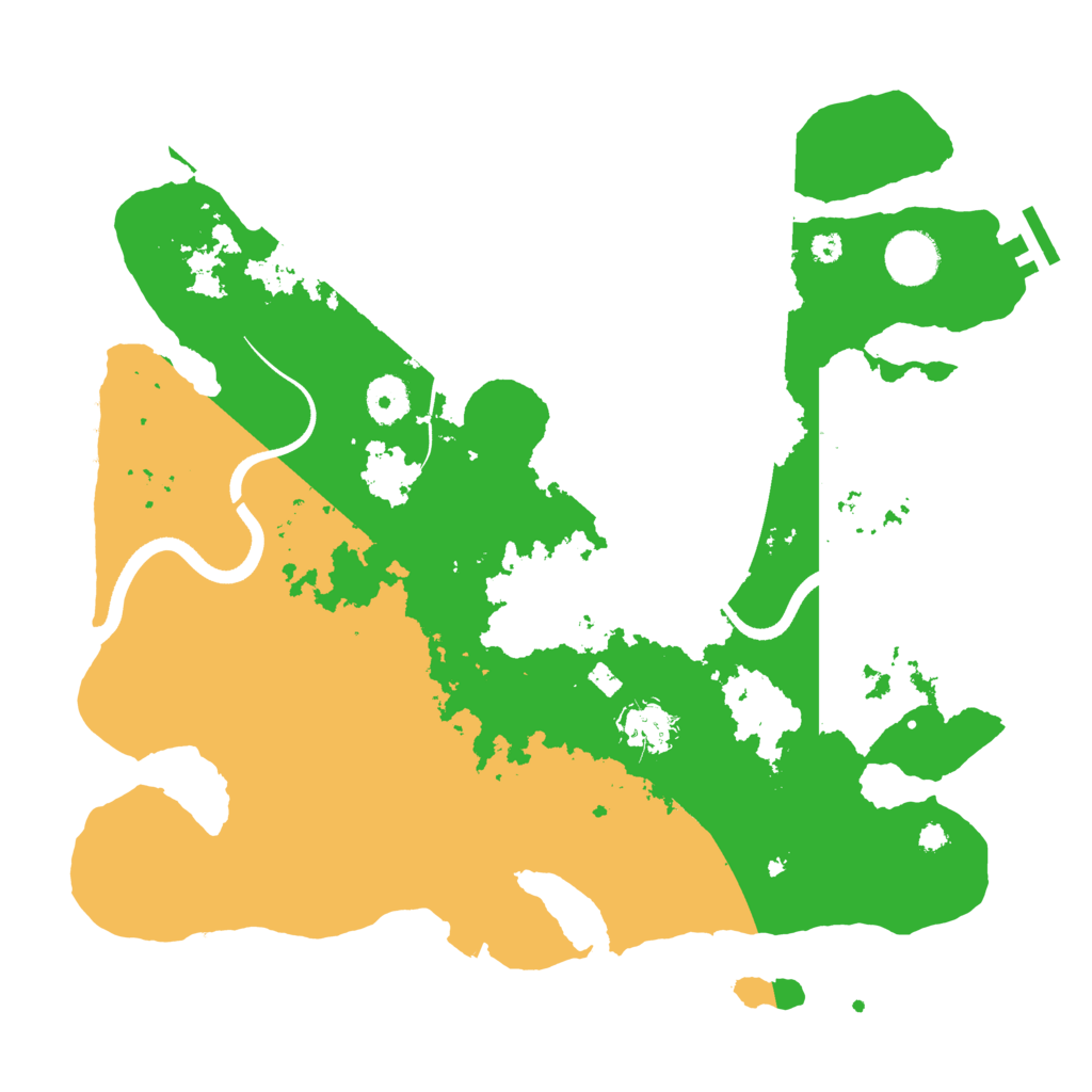 Biome Rust Map: Procedural Map, Size: 3600, Seed: 1046984840