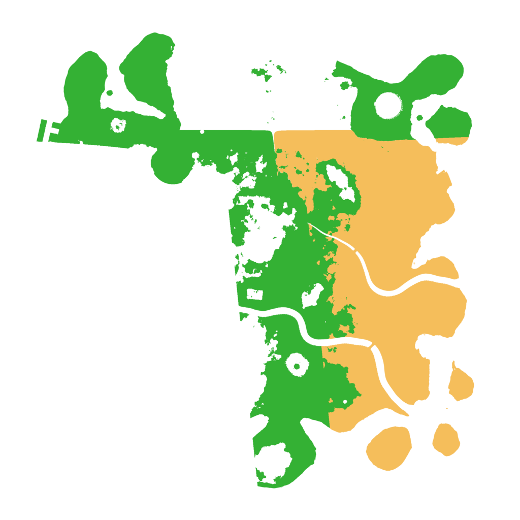 Biome Rust Map: Procedural Map, Size: 3500, Seed: 1106774862
