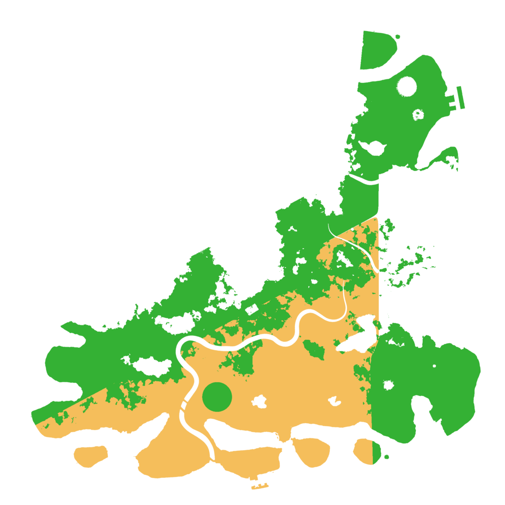 Biome Rust Map: Procedural Map, Size: 4500, Seed: 24218925