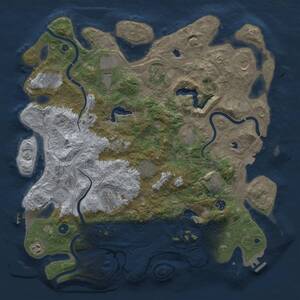Thumbnail Rust Map: Procedural Map, Size: 4500, Seed: 1479779898, 17 Monuments