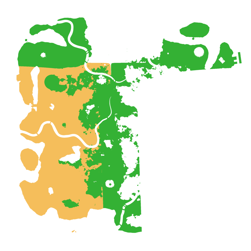 Biome Rust Map: Procedural Map, Size: 4500, Seed: 642499215