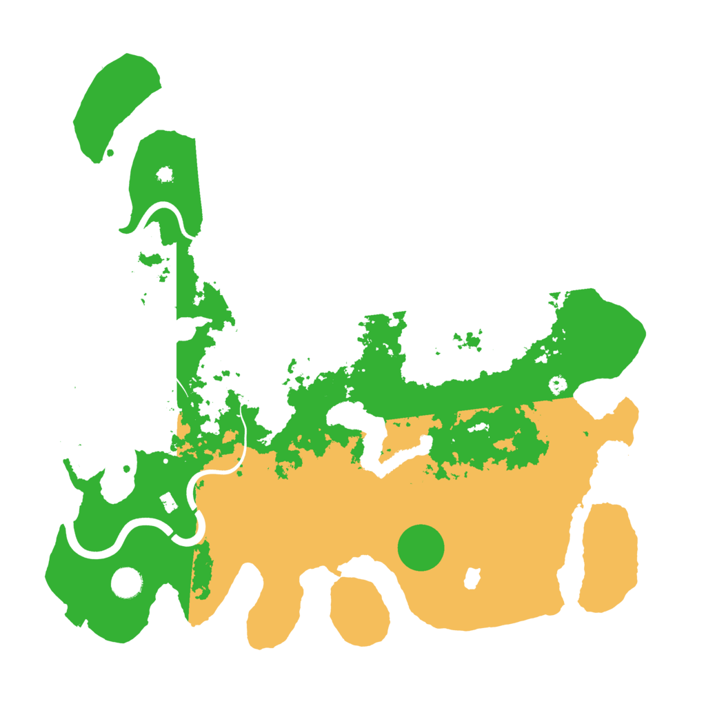 Biome Rust Map: Procedural Map, Size: 4000, Seed: 18810