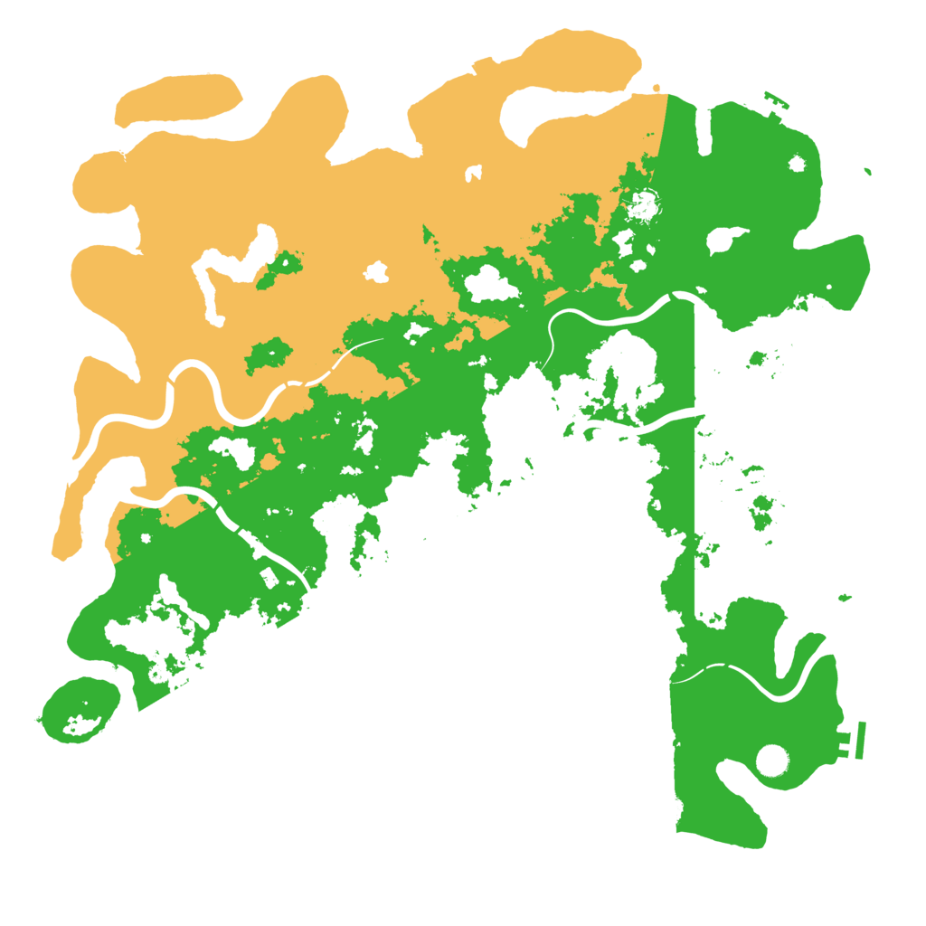 Biome Rust Map: Procedural Map, Size: 5000, Seed: 337823298