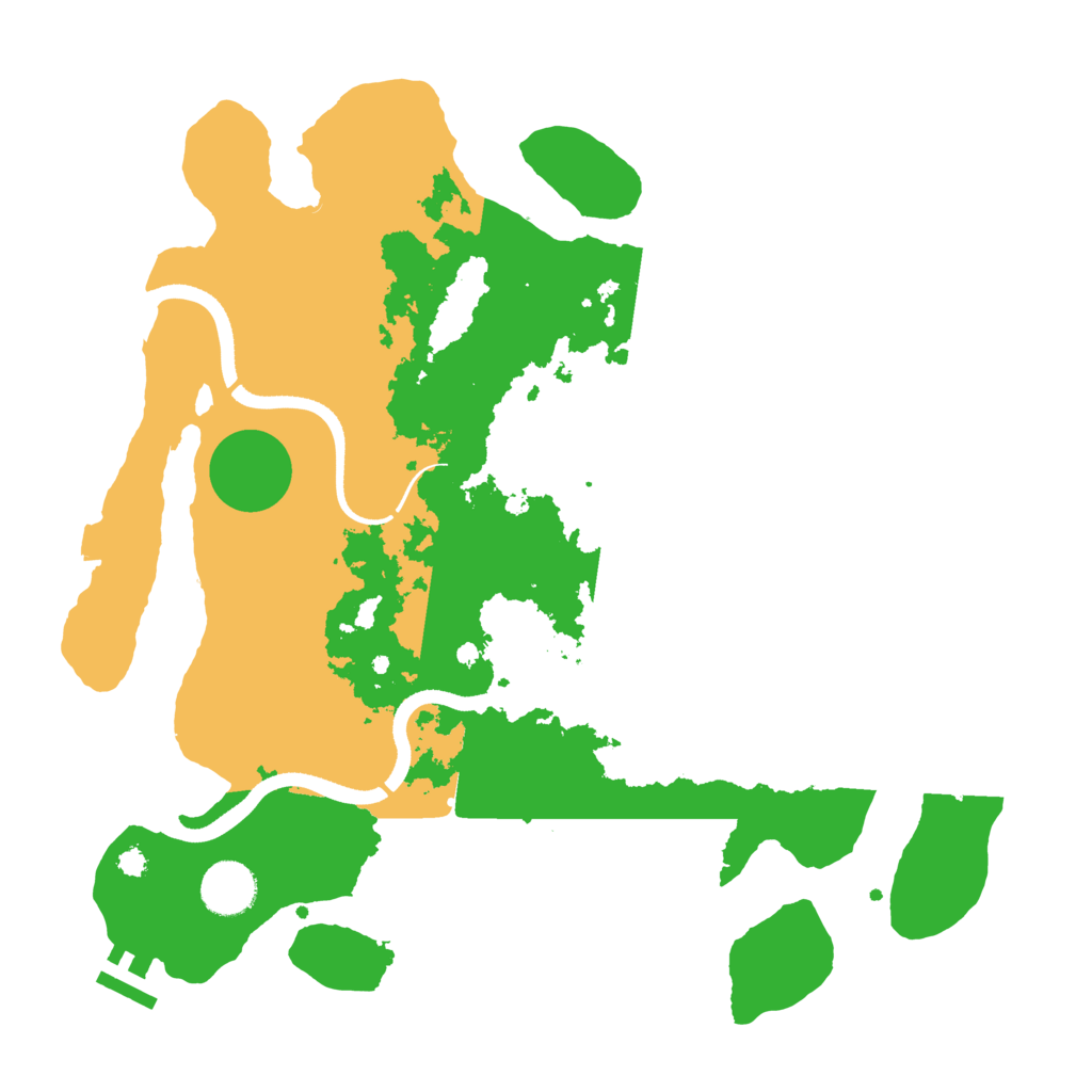 Biome Rust Map: Procedural Map, Size: 3500, Seed: 1833730732