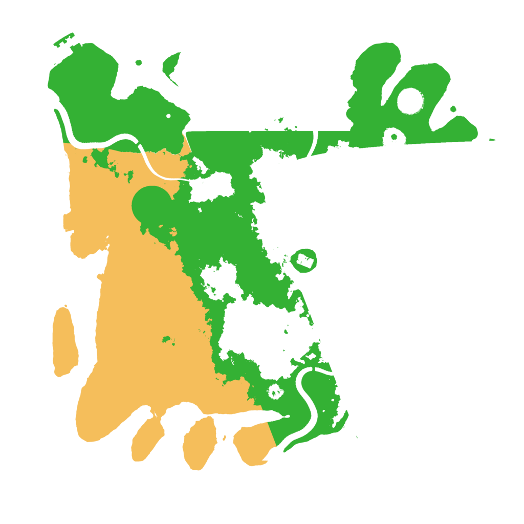 Biome Rust Map: Procedural Map, Size: 3500, Seed: 348266