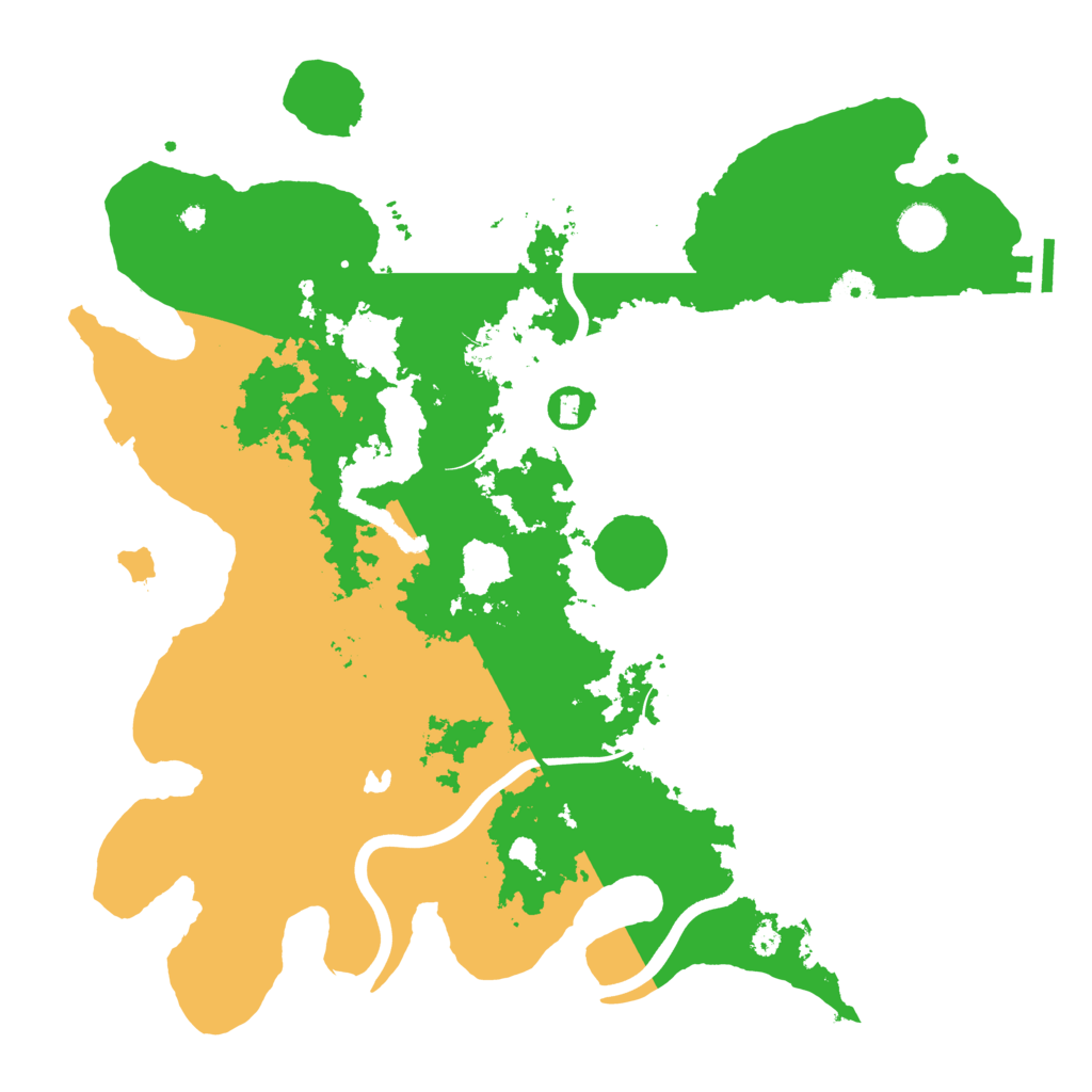 Biome Rust Map: Procedural Map, Size: 4000, Seed: 1624912877