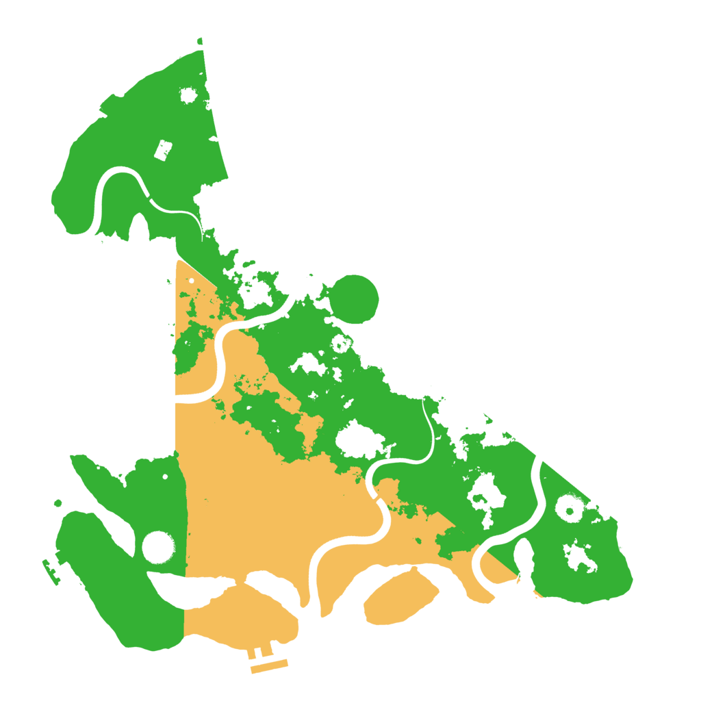 Biome Rust Map: Procedural Map, Size: 3800, Seed: 587500148