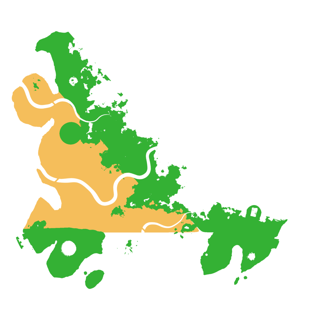 Biome Rust Map: Procedural Map, Size: 3700, Seed: 1881901946
