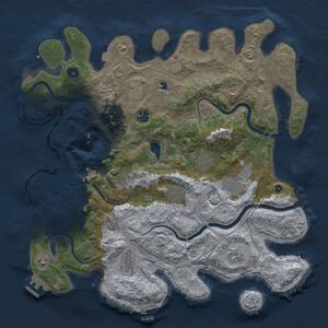 Thumbnail Rust Map: Procedural Map, Size: 4250, Seed: 4675739, 17 Monuments
