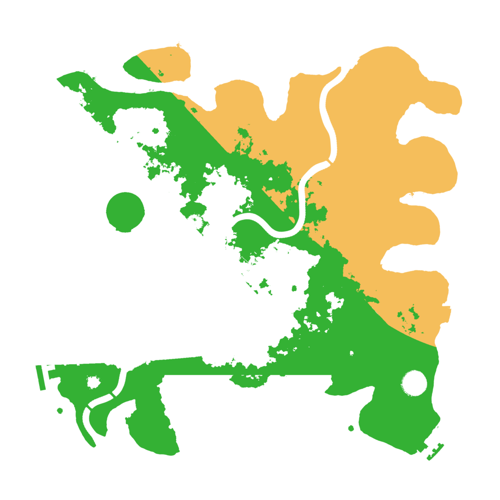 Biome Rust Map: Procedural Map, Size: 3500, Seed: 2888906