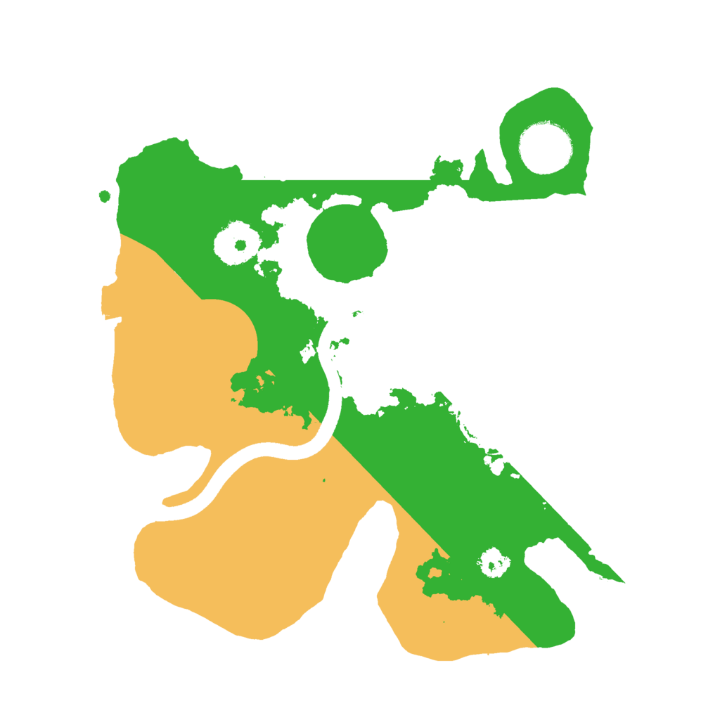 Biome Rust Map: Procedural Map, Size: 2500, Seed: 1380463929