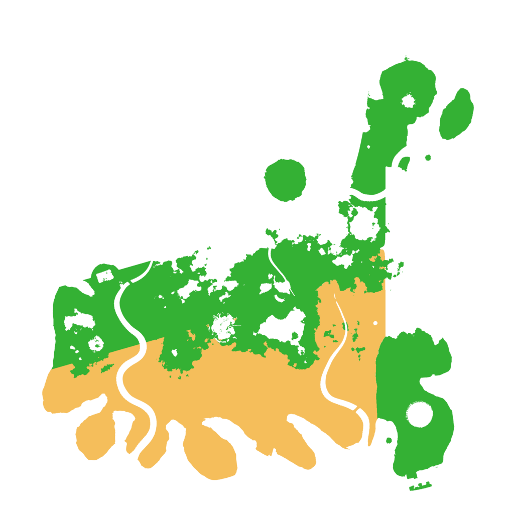 Biome Rust Map: Procedural Map, Size: 3500, Seed: 20070090