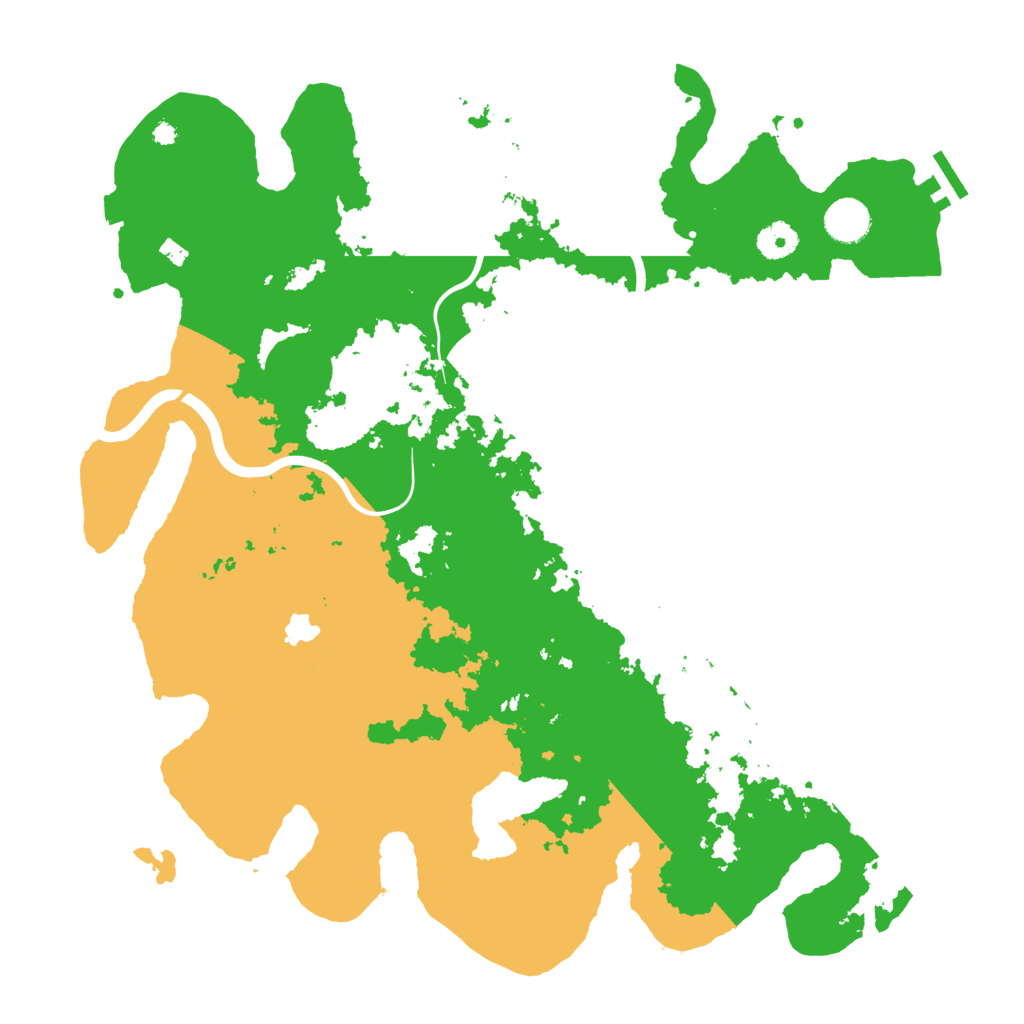Biome Rust Map: Procedural Map, Size: 4000, Seed: 1516188587