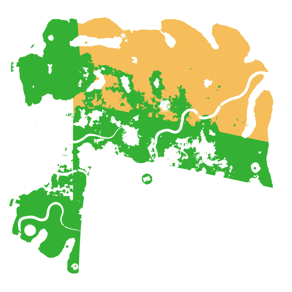 Biome Rust Map: Procedural Map, Size: 4500, Seed: 431005355