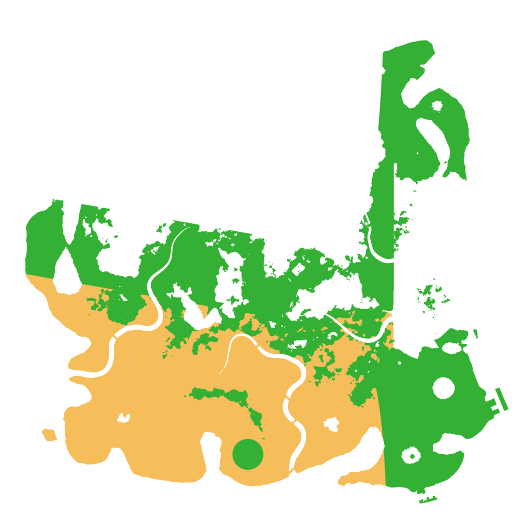 Biome Rust Map: Procedural Map, Size: 4500, Seed: 585304181