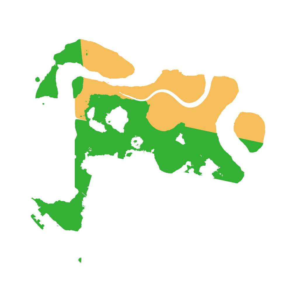 Biome Rust Map: Procedural Map, Size: 2520, Seed: 529651966