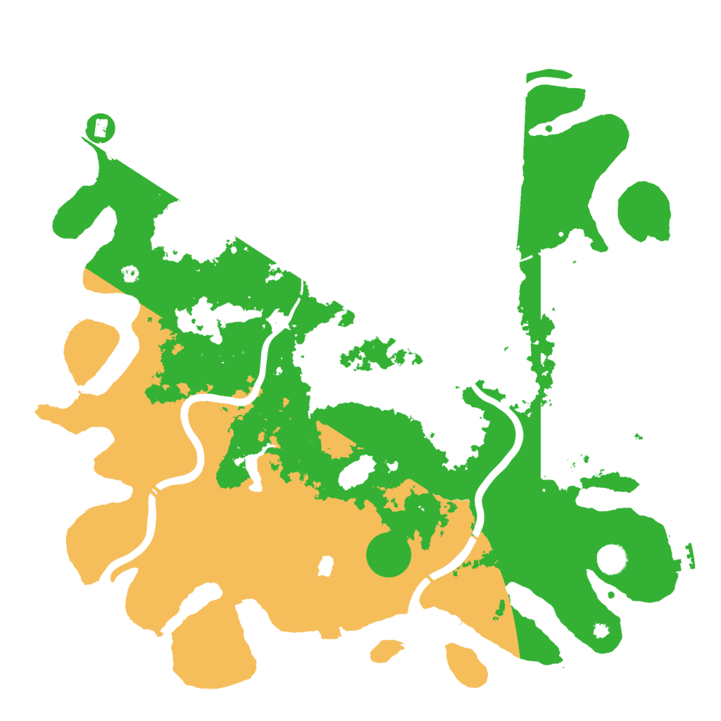 Biome Rust Map: Procedural Map, Size: 4250, Seed: 602961159