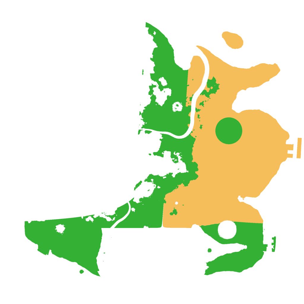 Biome Rust Map: Procedural Map, Size: 3000, Seed: 26086