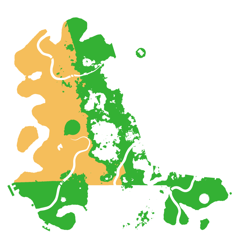 Biome Rust Map: Procedural Map, Size: 4300, Seed: 496122452