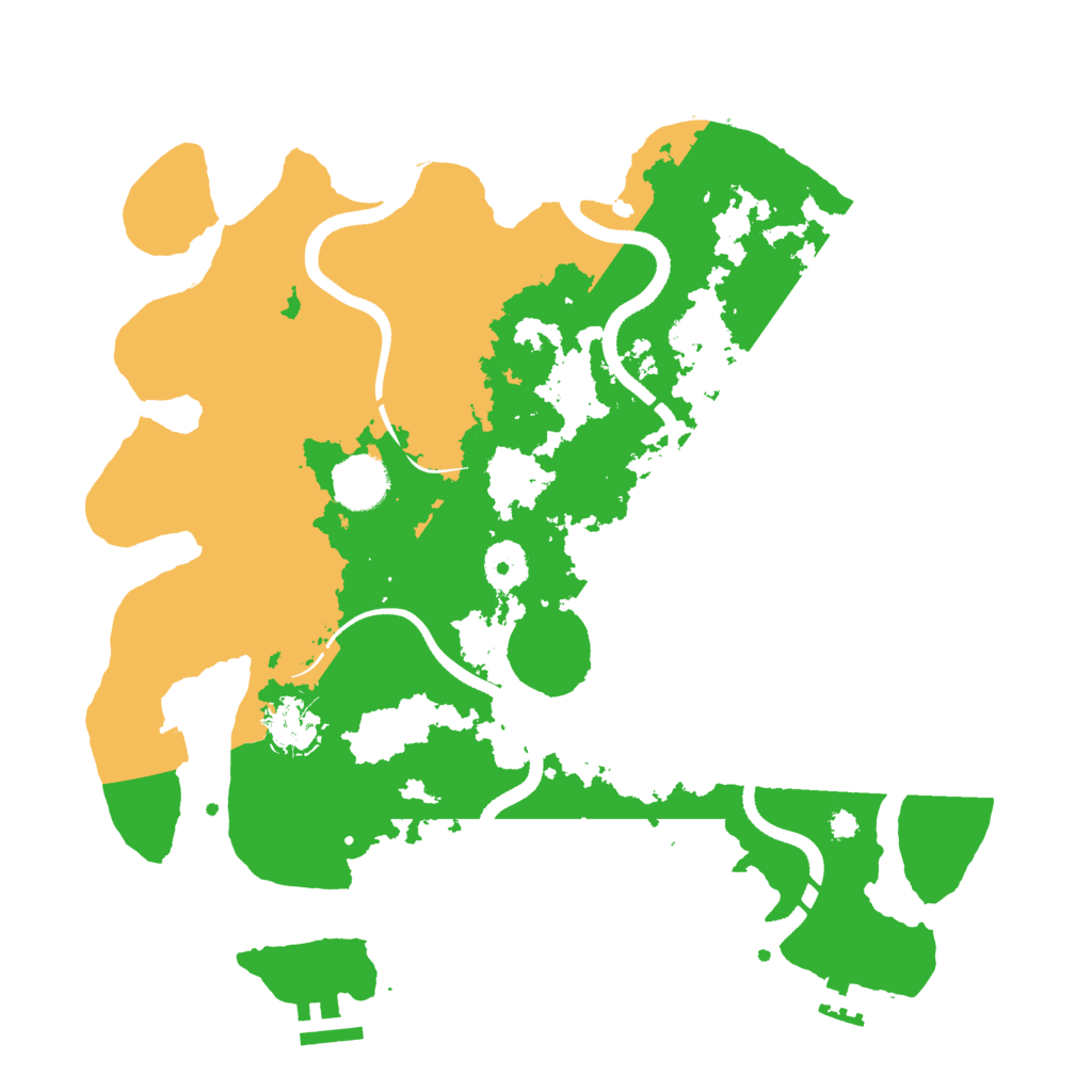 Biome Rust Map: Procedural Map, Size: 3500, Seed: 1579440962