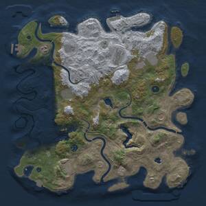 Thumbnail Rust Map: Procedural Map, Size: 4250, Seed: 925903493, 15 Monuments