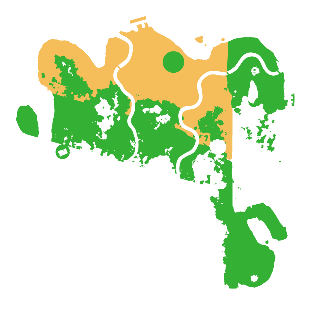 Biome Rust Map: Procedural Map, Size: 3804, Seed: 2147483647