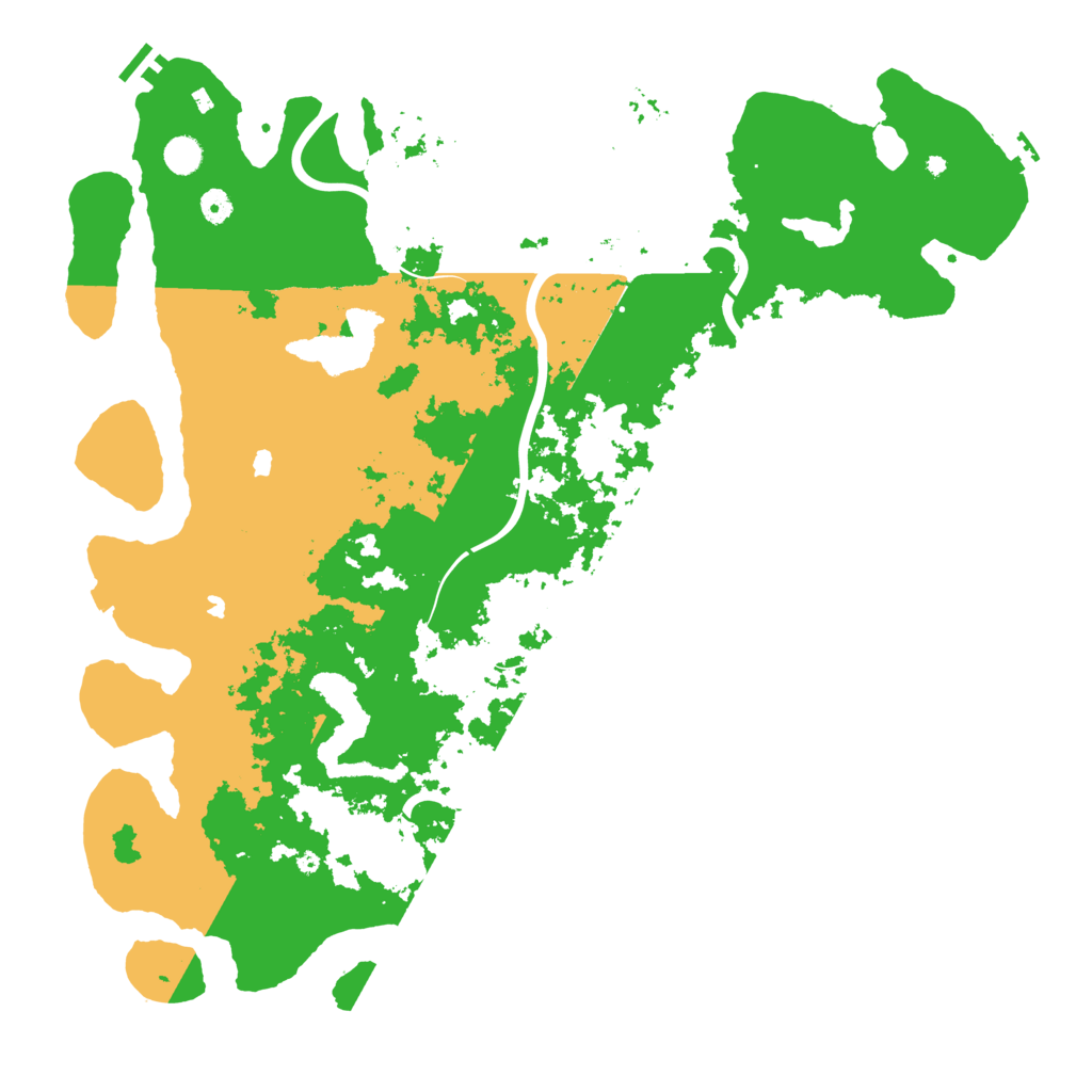 Biome Rust Map: Procedural Map, Size: 5000, Seed: 8991