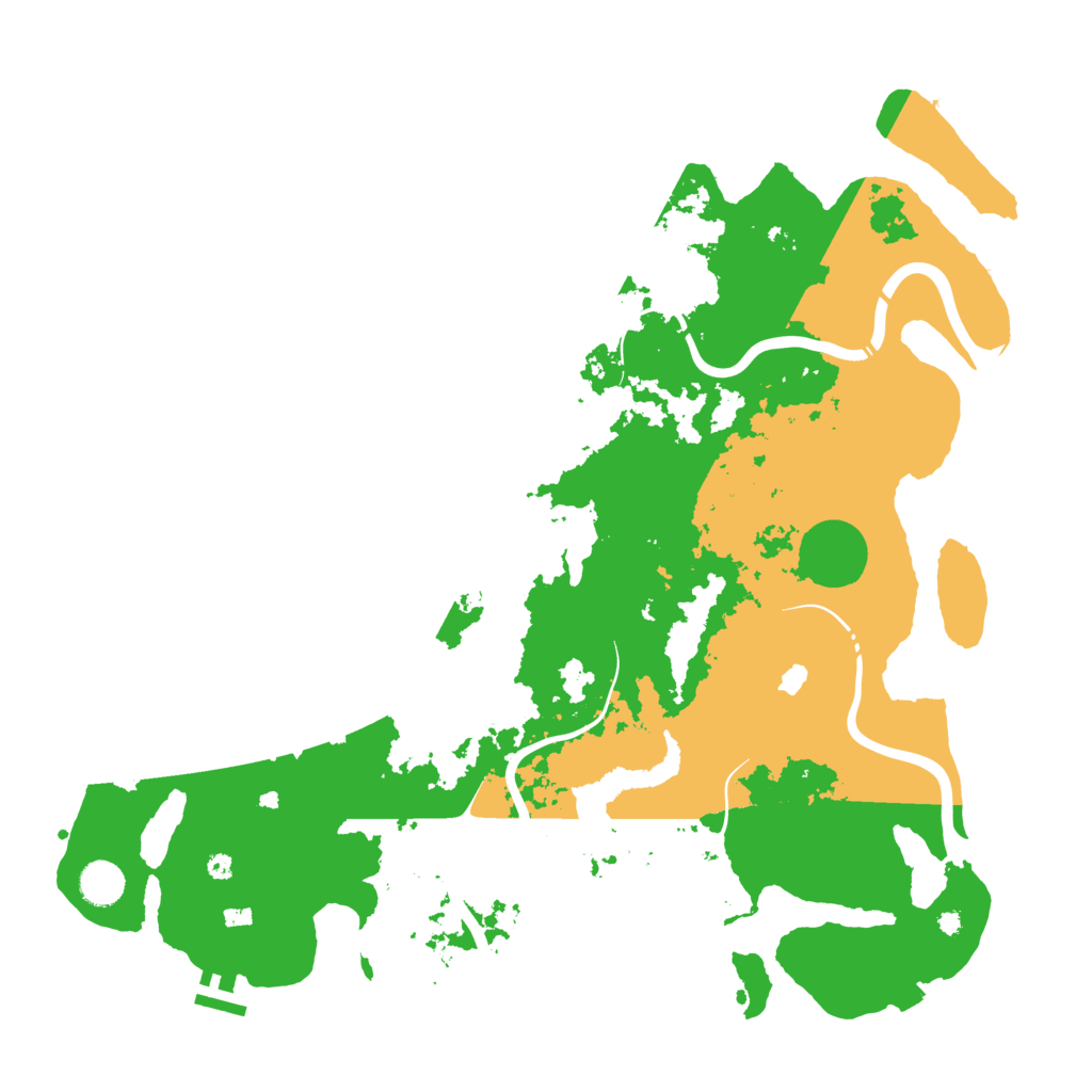 Biome Rust Map: Procedural Map, Size: 4250, Seed: 387157935