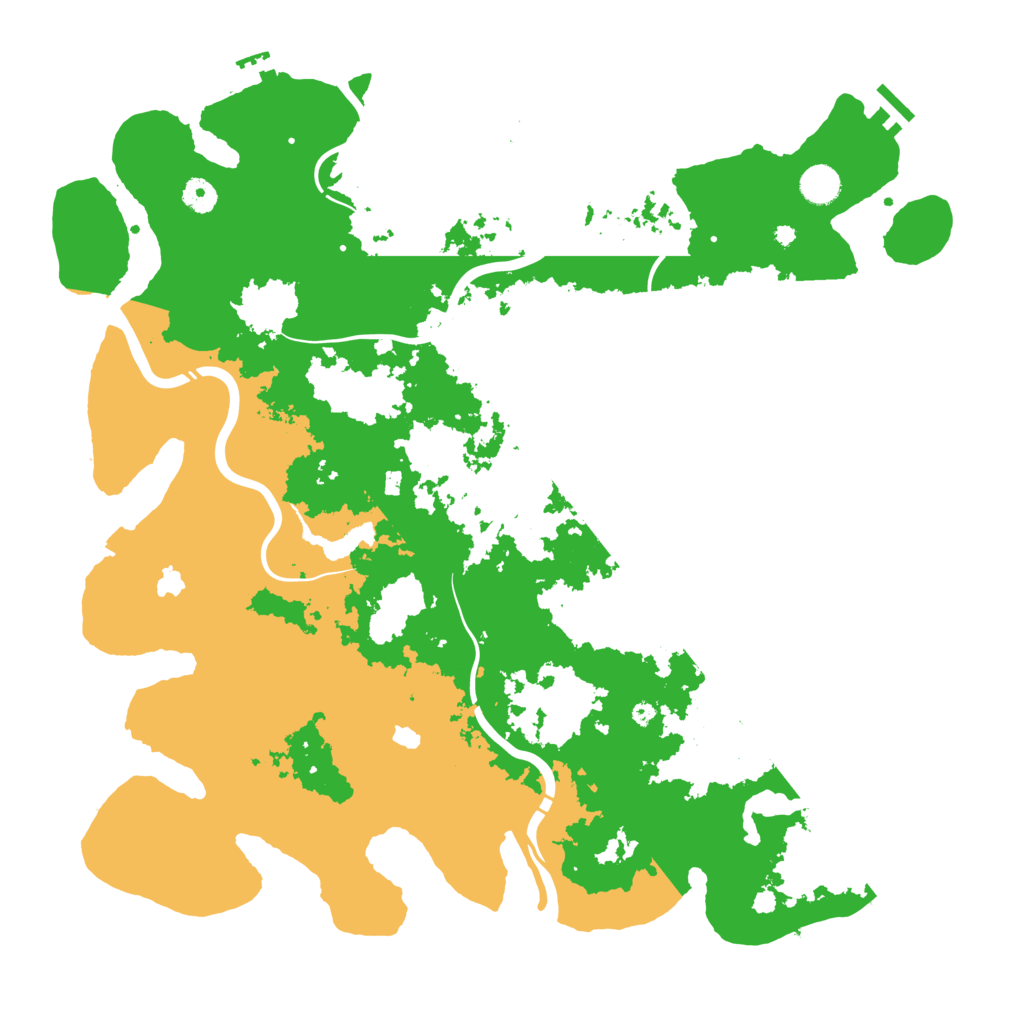 Biome Rust Map: Procedural Map, Size: 4500, Seed: 865645378