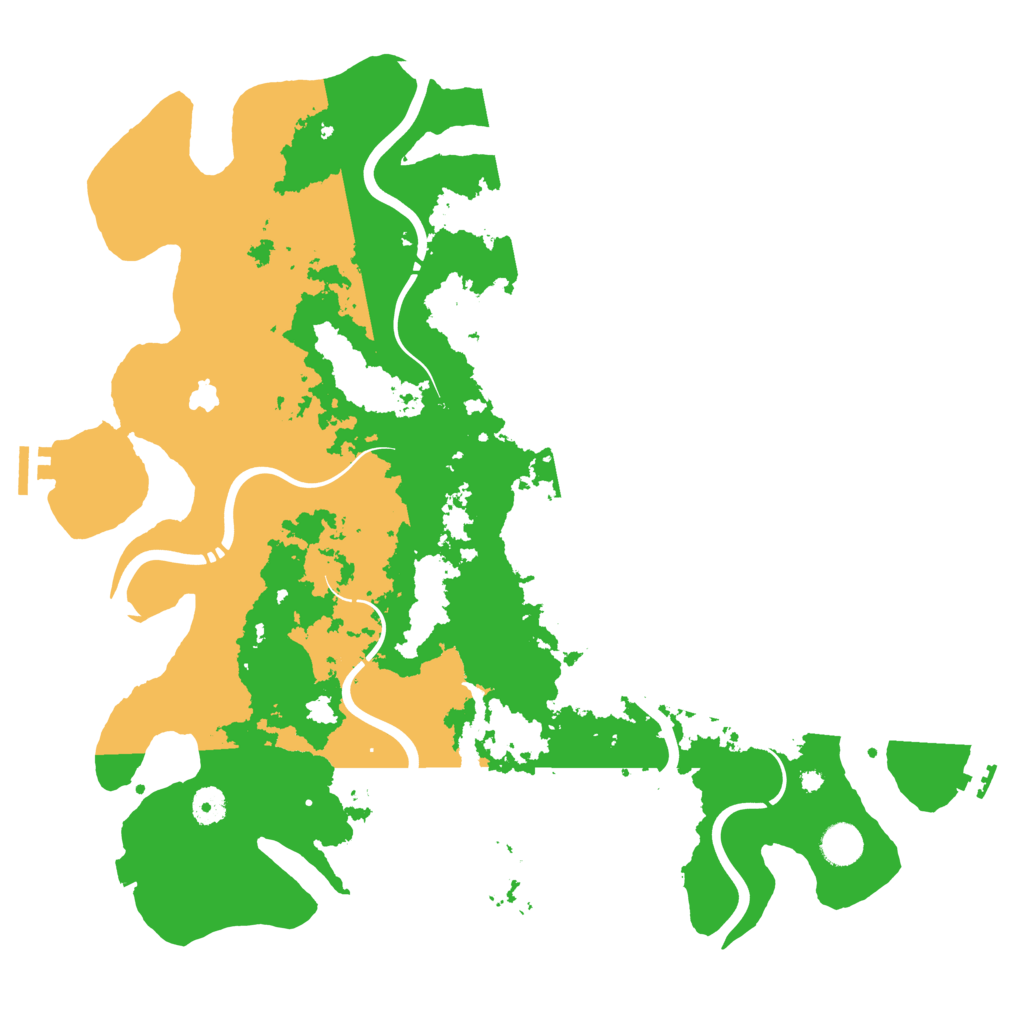 Biome Rust Map: Procedural Map, Size: 4250, Seed: 621608612