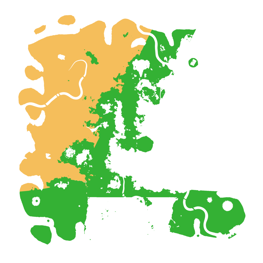 Biome Rust Map: Procedural Map, Size: 4500, Seed: 780961260