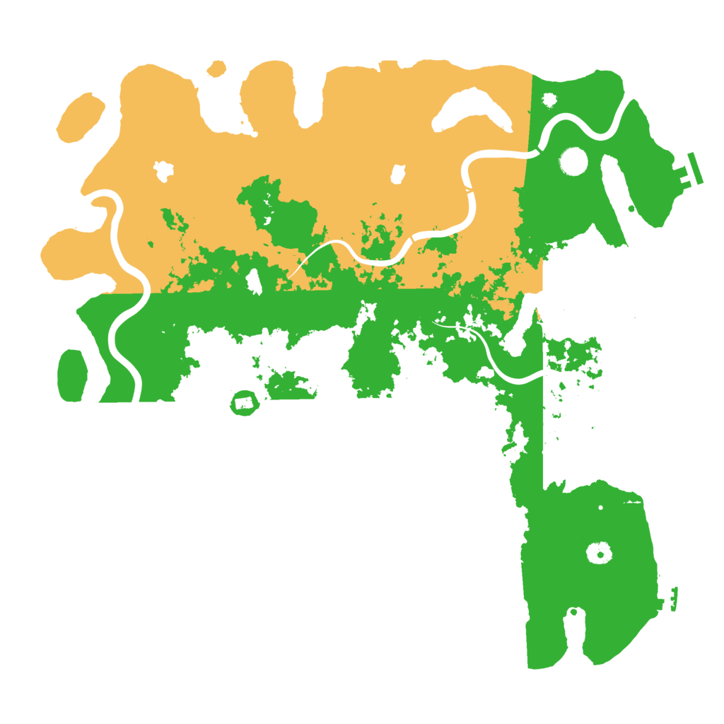 Biome Rust Map: Procedural Map, Size: 4500, Seed: 778636724