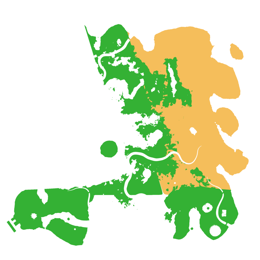 Biome Rust Map: Procedural Map, Size: 4100, Seed: 301042658