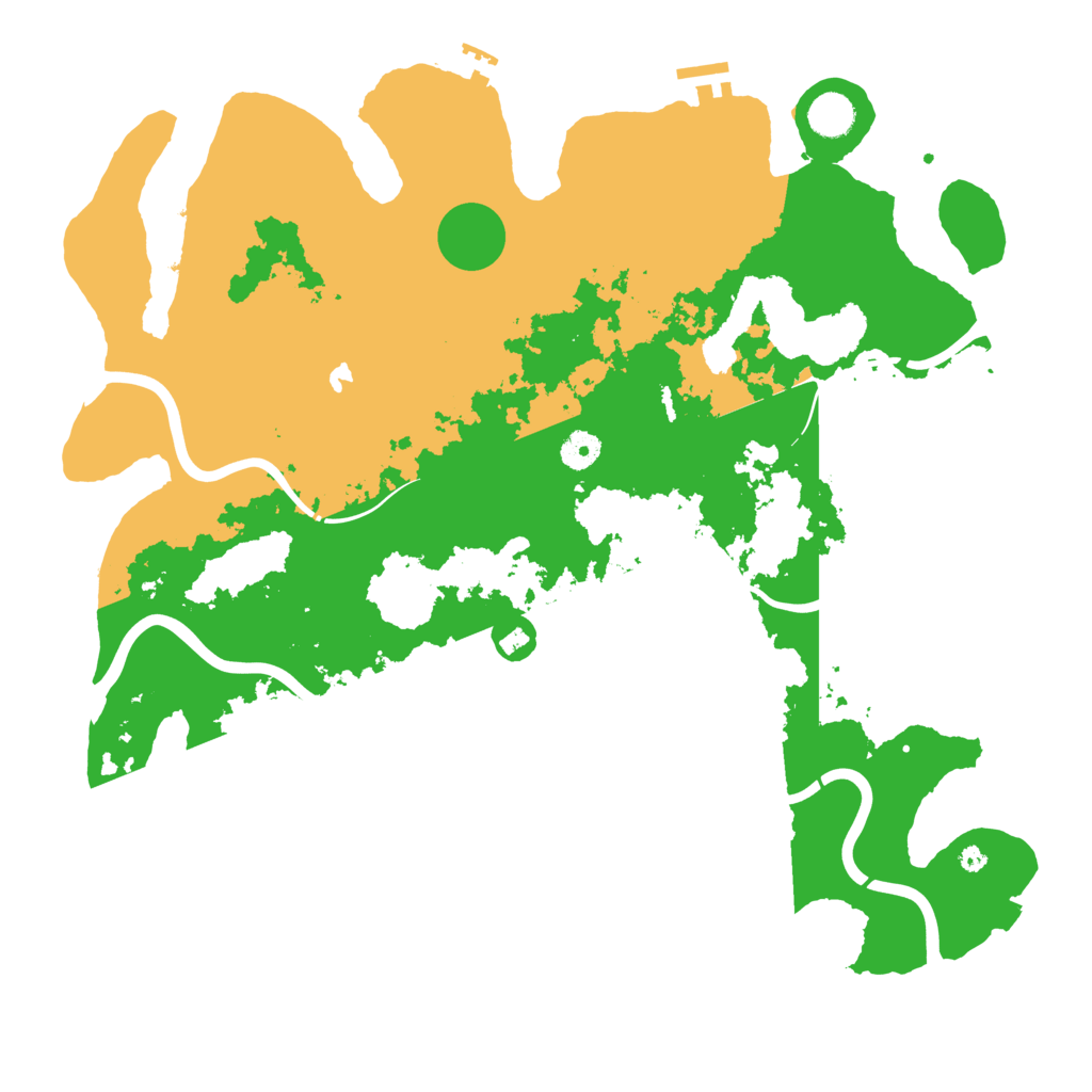 Biome Rust Map: Procedural Map, Size: 4250, Seed: 11011