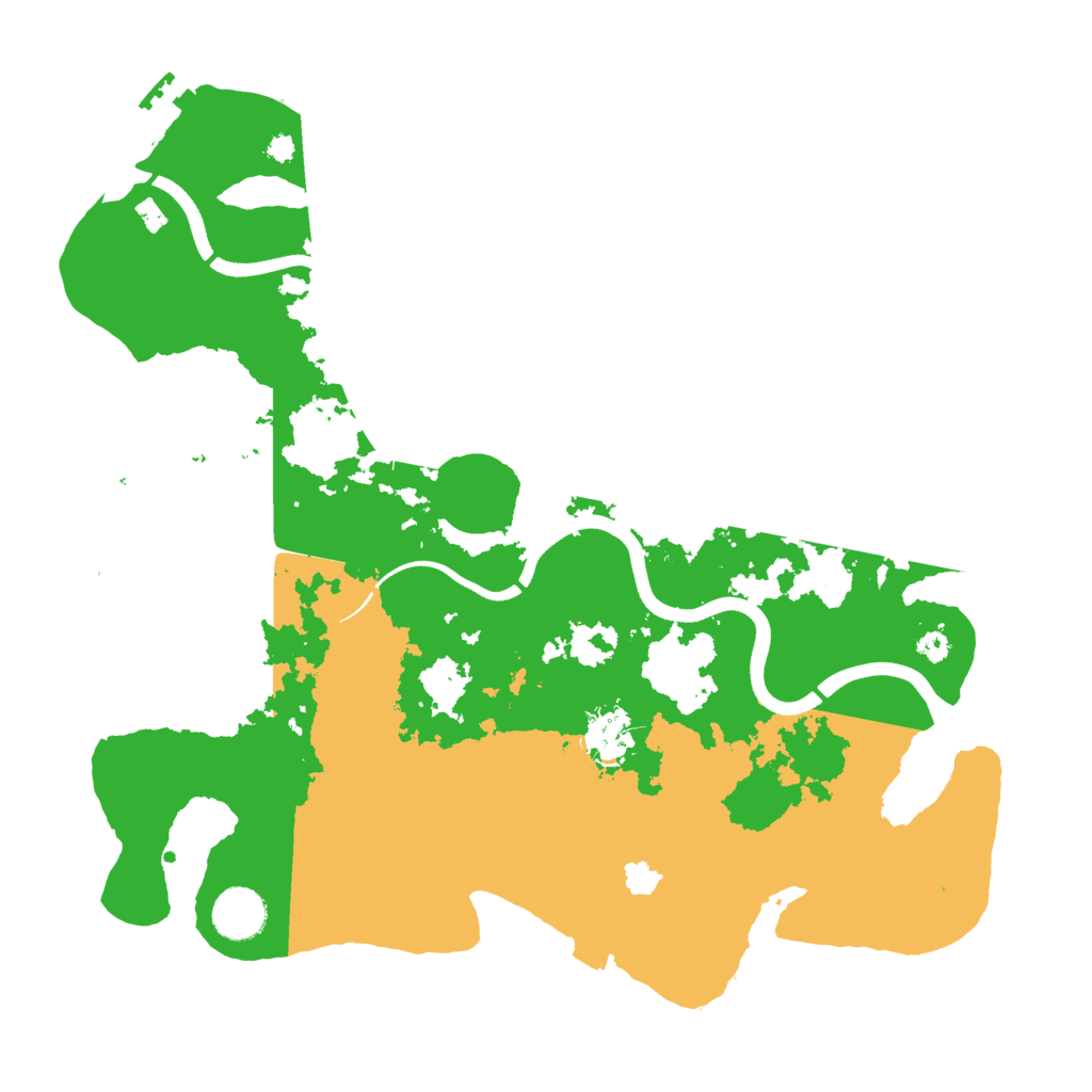 Biome Rust Map: Procedural Map, Size: 3600, Seed: 734116229