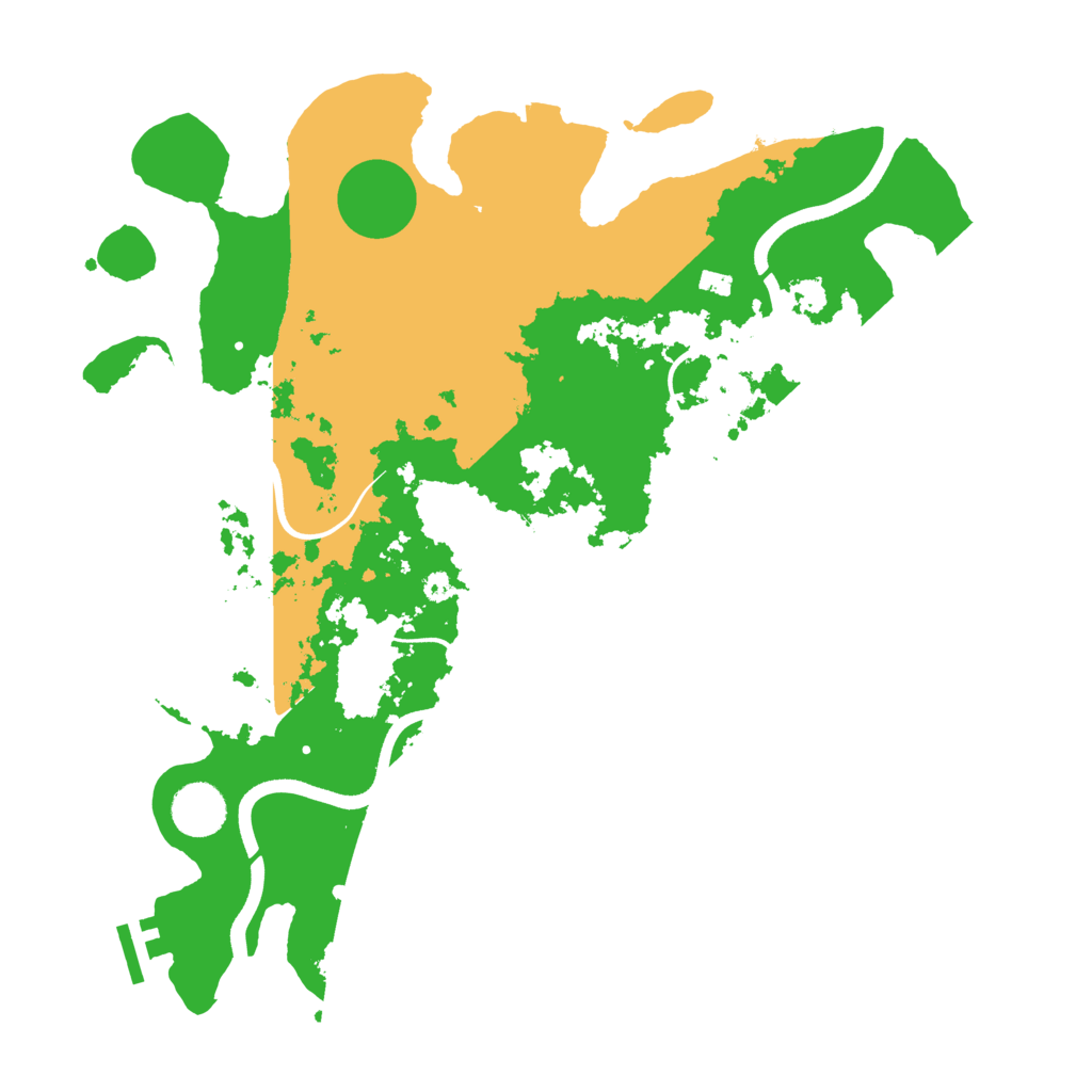 Biome Rust Map: Procedural Map, Size: 3650, Seed: 2888907