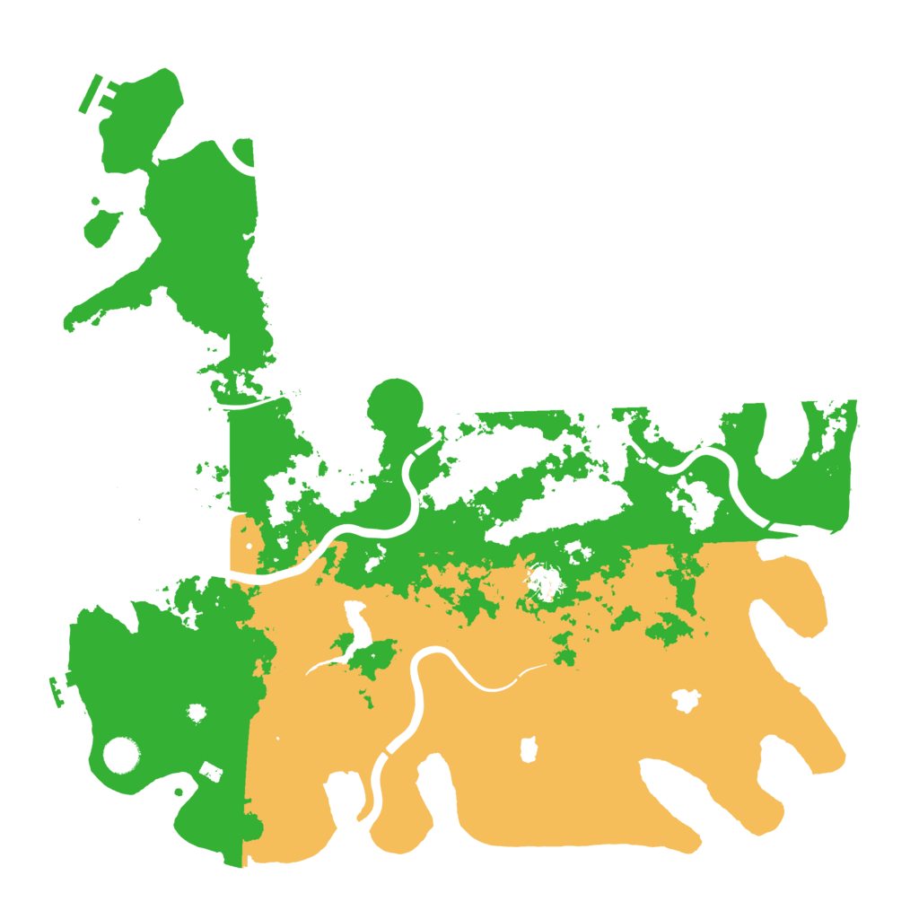 Biome Rust Map: Procedural Map, Size: 4500, Seed: 1750158021