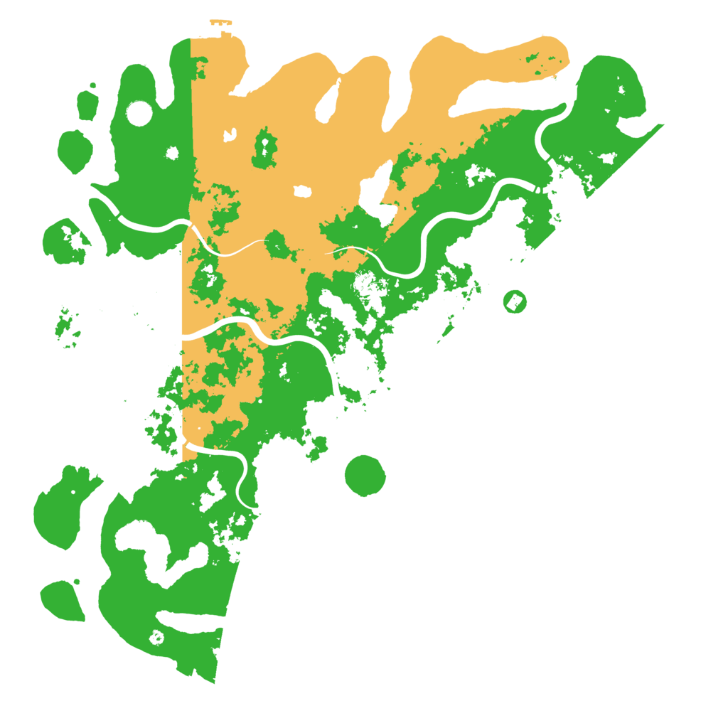 Biome Rust Map: Procedural Map, Size: 5000, Seed: 756945