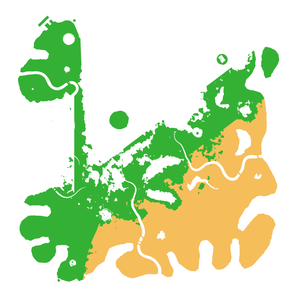 Biome Rust Map: Procedural Map, Size: 4500, Seed: 933677493
