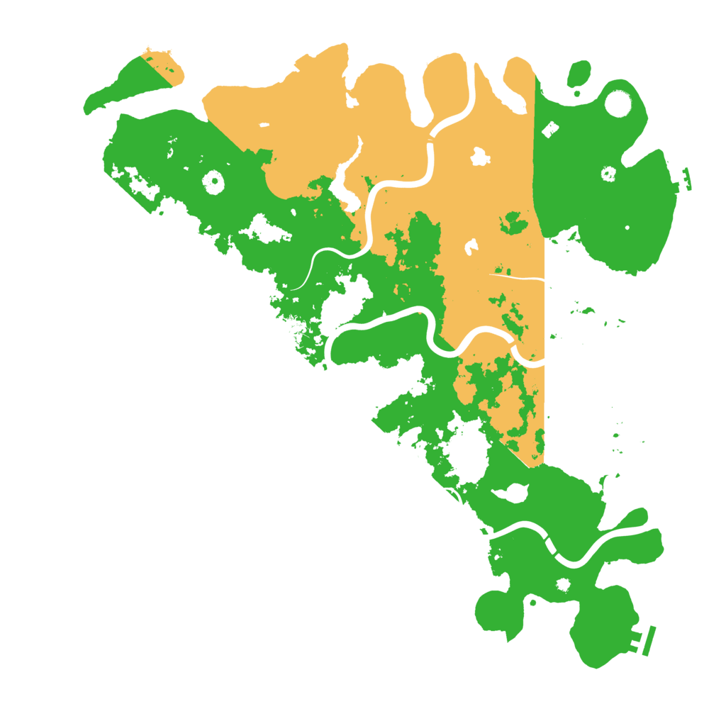 Biome Rust Map: Procedural Map, Size: 4800, Seed: 484112637