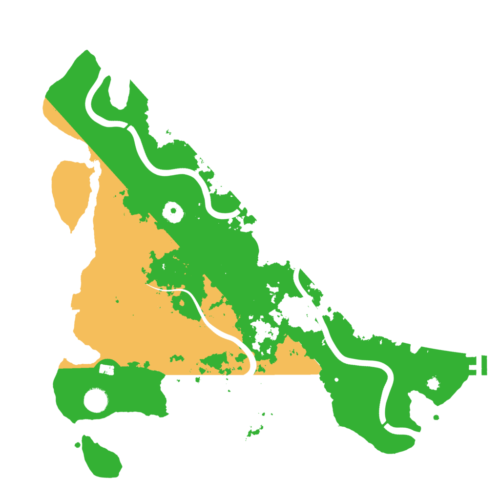 Biome Rust Map: Procedural Map, Size: 3650, Seed: 340283750