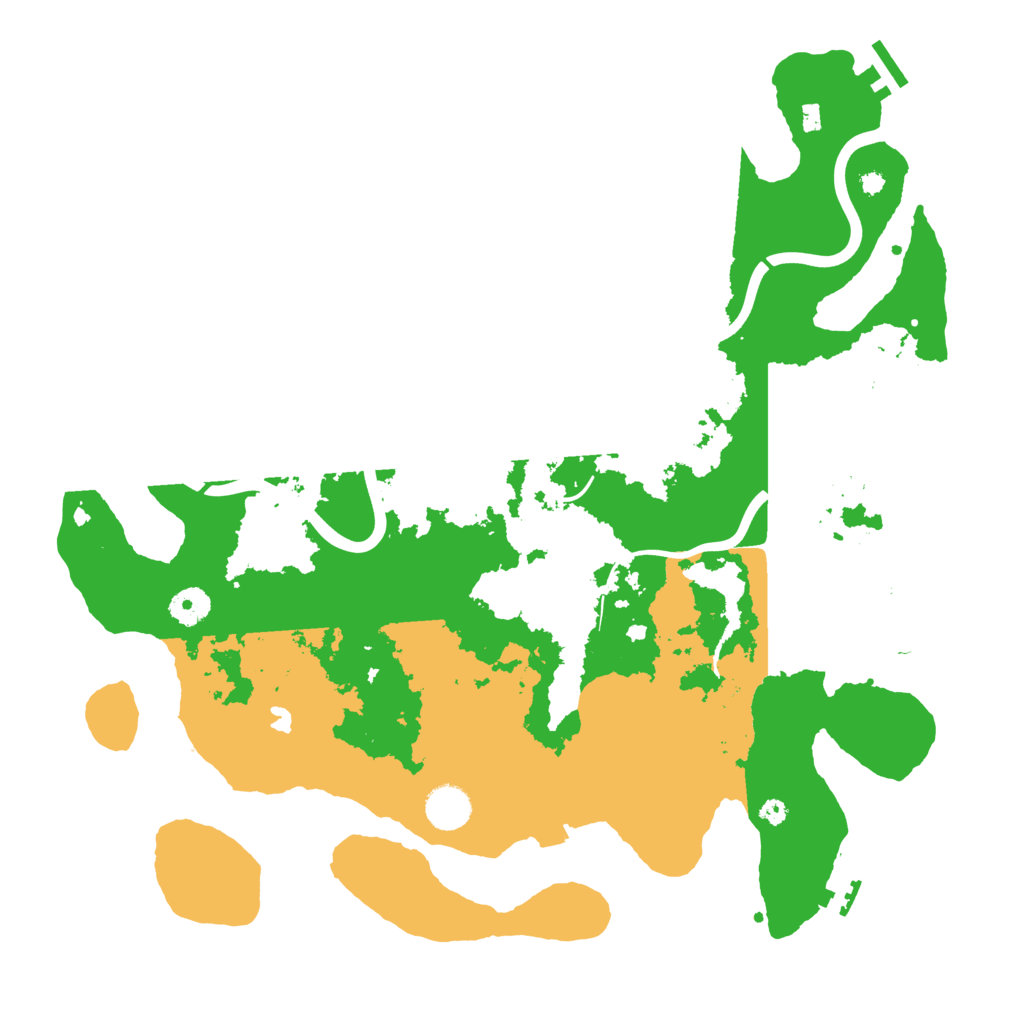 Biome Rust Map: Procedural Map, Size: 4000, Seed: 1825525875