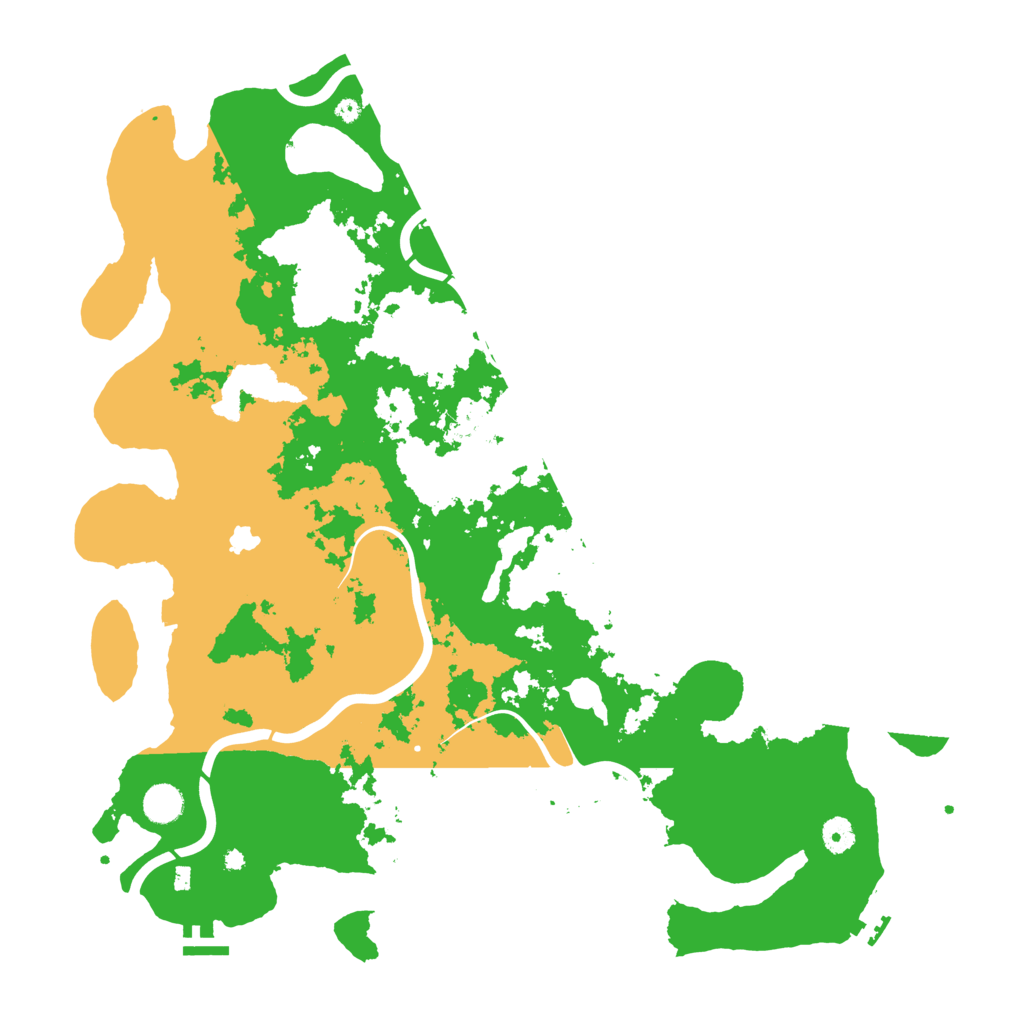 Biome Rust Map: Procedural Map, Size: 4500, Seed: 2108495174