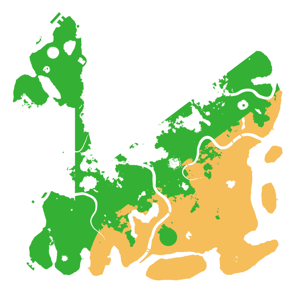Biome Rust Map: Procedural Map, Size: 4500, Seed: 2088014625