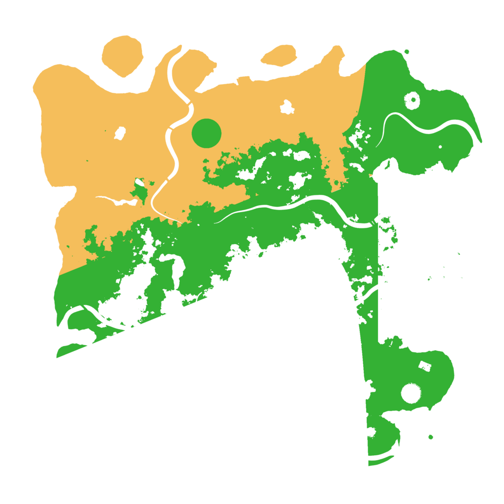 Biome Rust Map: Procedural Map, Size: 4500, Seed: 283292072