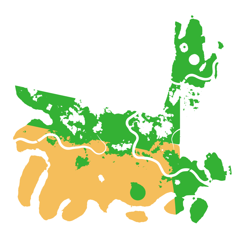 Biome Rust Map: Procedural Map, Size: 4100, Seed: 70825