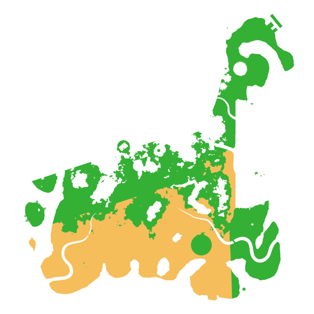 Biome Rust Map: Procedural Map, Size: 4000, Seed: 245876548