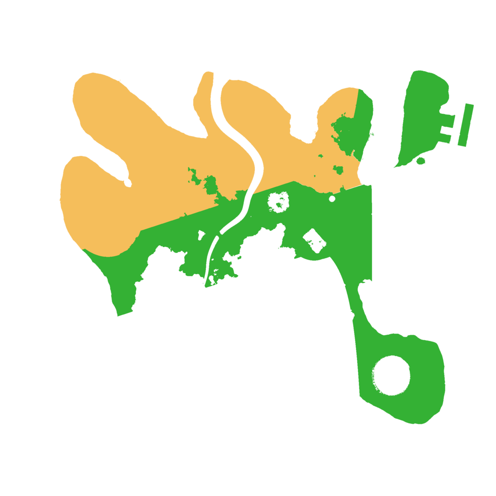 Biome Rust Map: Procedural Map, Size: 2350, Seed: 1182151295