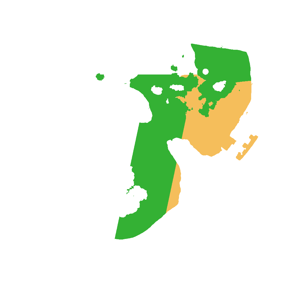 Biome Rust Map: Procedural Map, Size: 1500, Seed: 1209852