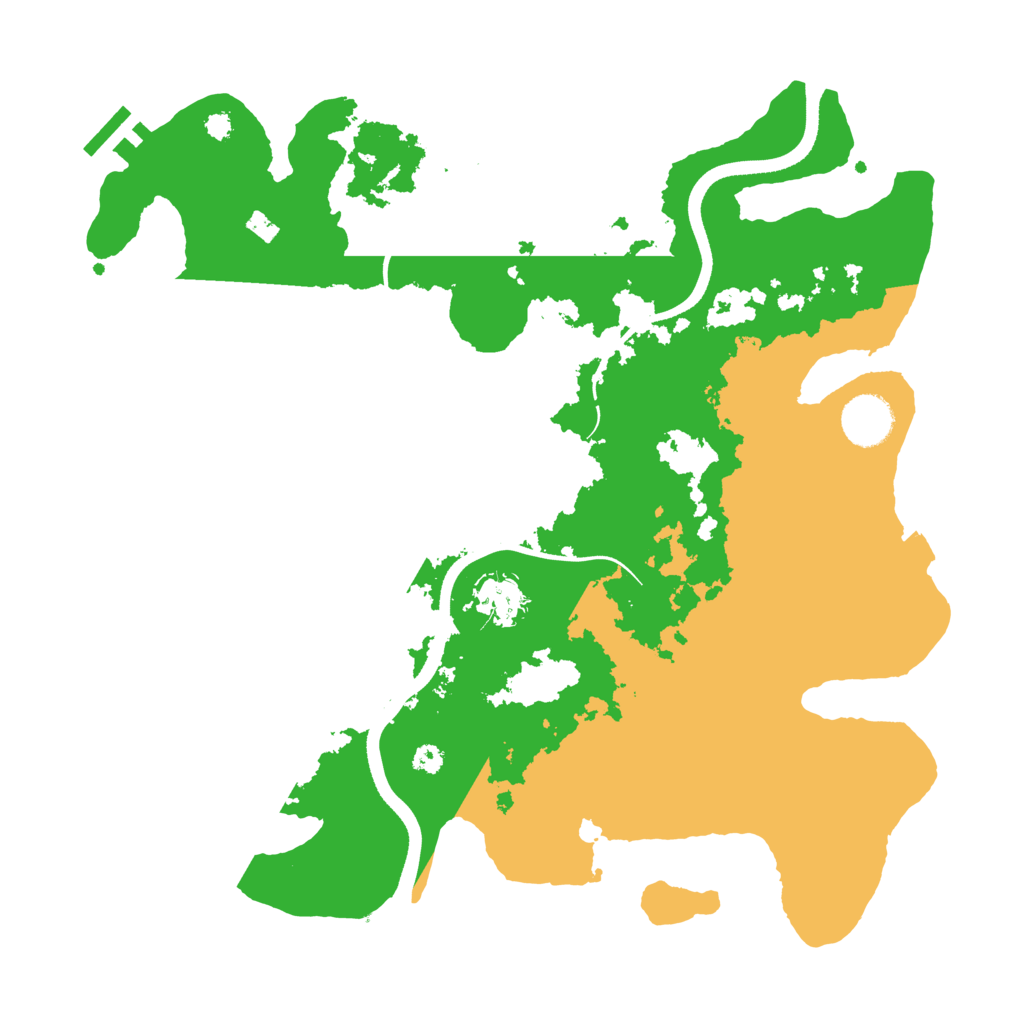 Biome Rust Map: Procedural Map, Size: 3500, Seed: 34514317